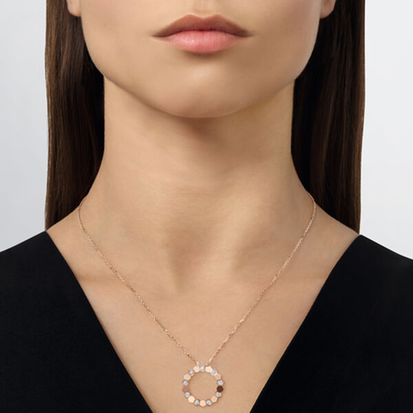 Bee De Chaumet Medium Rose Gold and Diamond Pendant